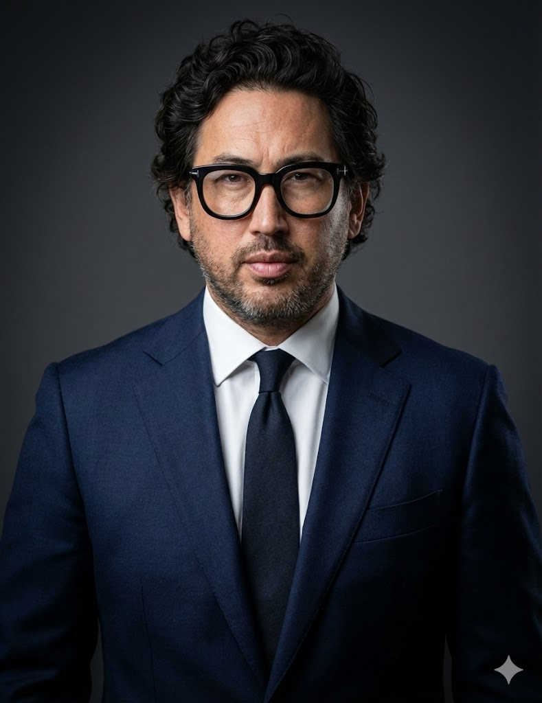 Professional business headshot transformed from casual photo by Nano Banana Pro