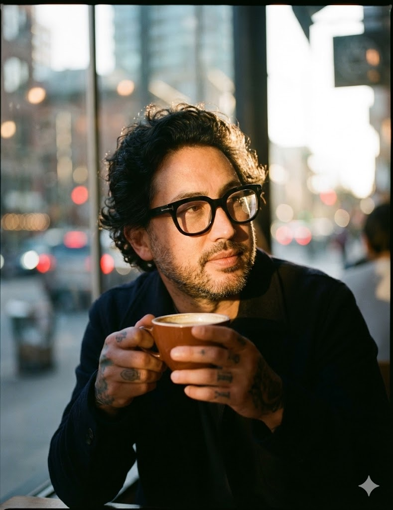 Cinematic emotional portrait in Kodak film style by Nano Banana Pro